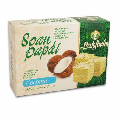 BESTOFINDIA SOAN PAPDI Coconut