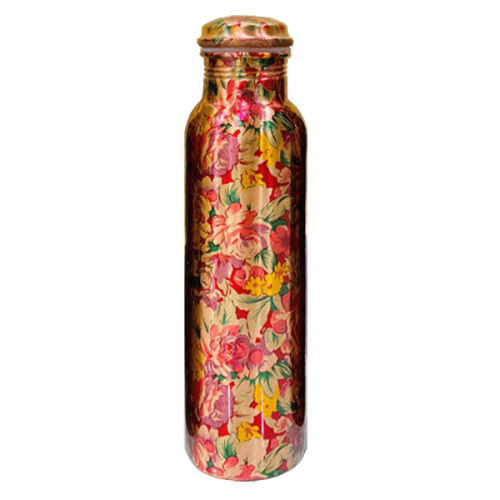 Vara pudele Red Flowers Print 900ml, CopperWare™