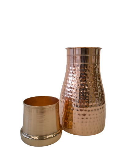 Vara karafe ar vāku Hammered 1 litrs, CopperWare™