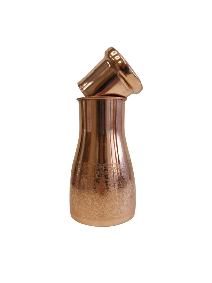 Vara karafe ar vāku Engraved 1 litrs, CopperWare™