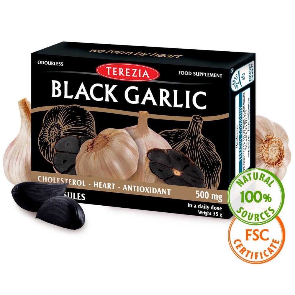 Must küüslauk (Black Garlic), Terezia, 60 kapslit
