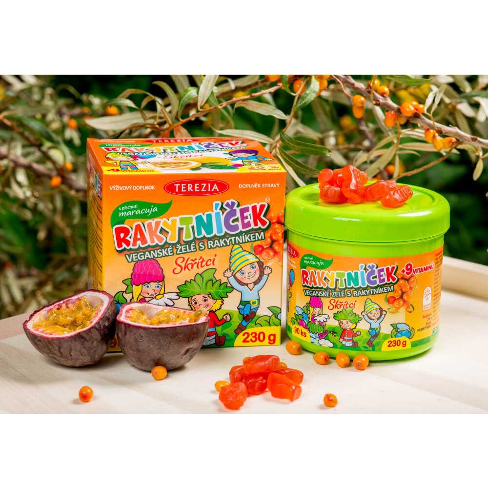KIDDY VIT® Vegan Jellies With Sea Buckthorn - Maracuja 90 Pcs - Image 2