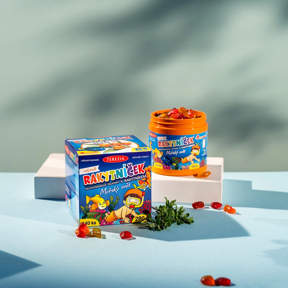 KIDDY VIT® Multivitamin Jellies With Sea Buckthorn – “Sea World” 140 pcs. (280 g) - Image 2