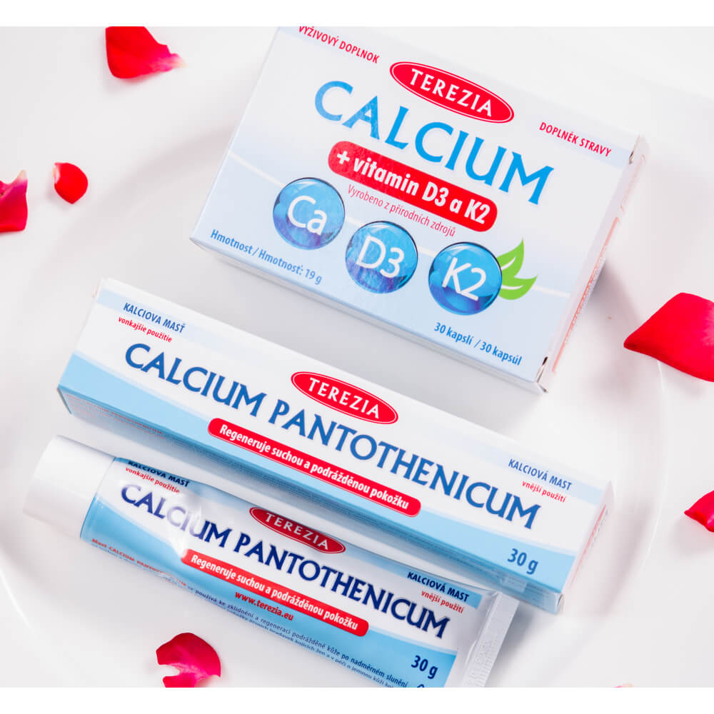 Calcium + Vitamins D3 And K2, Terezia, 30 kaps. - Image 3
