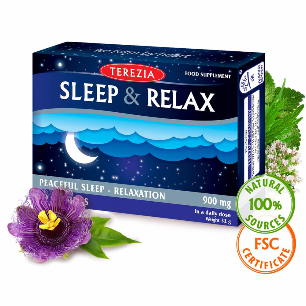 Sleep & Relax (Uinaku ja Lõõgastus), Terezia, 60 kapslit.